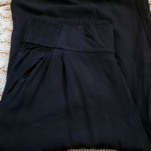 Women's L black palazzo pants